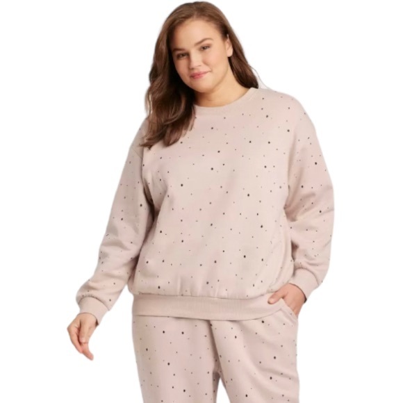 a new day Sweaters - Women's Plus Size Fleece Sweatshirt 4X